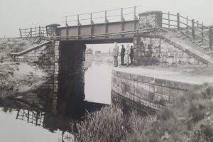 Barnsley to Doncaster Railway Bridge over Canal at Stairfoot