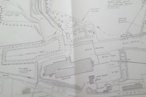 Site plan of Stairfoot Brickworks circa late 1980s